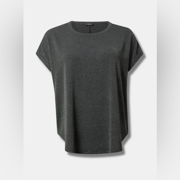 Torrid Scoop Neck Dolman Tee Grey Size 3X - Picture 15 of 16